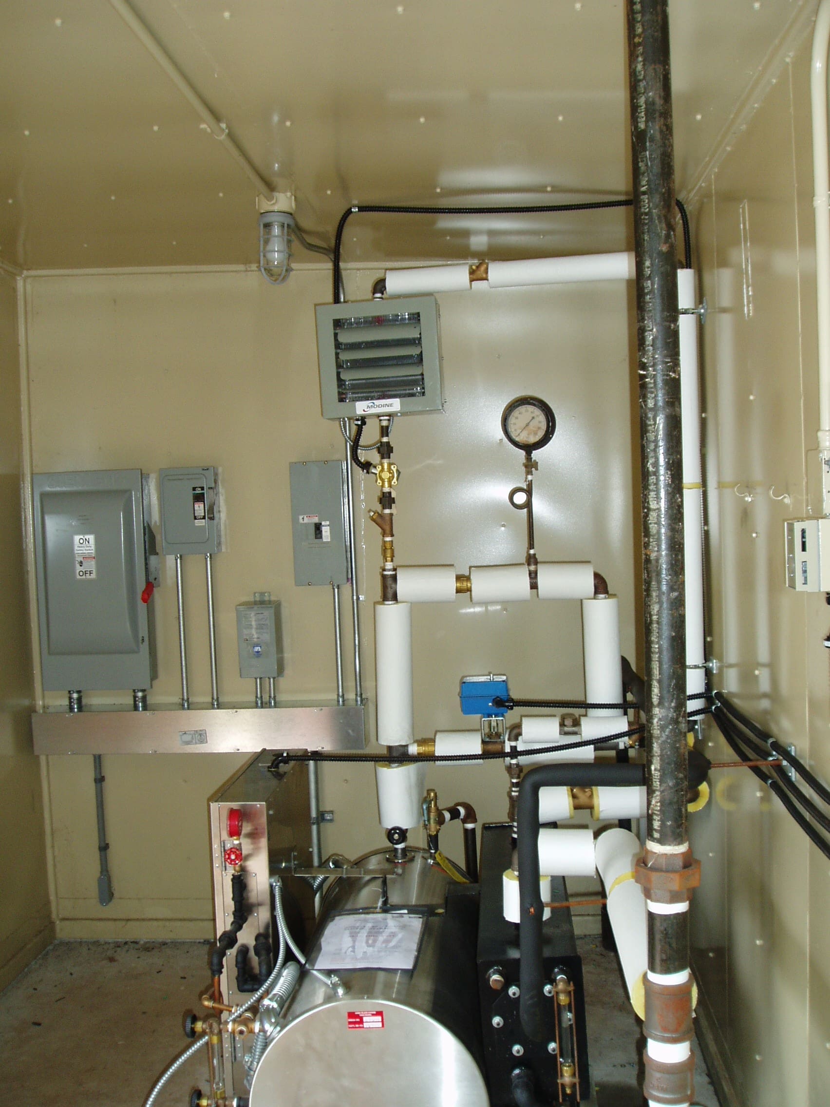 Water Tower Boiler System side